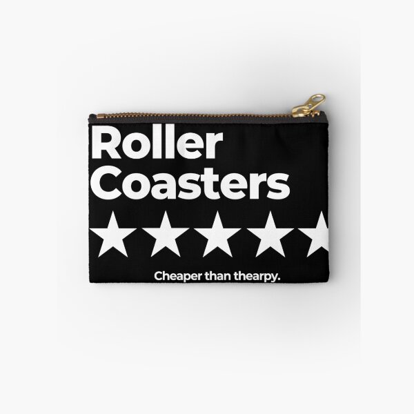 Item preview, Roller Coasters Cheaper Than Therapy Five‑Star Minimalist Design designed and sold by Coaster Culture Industries.