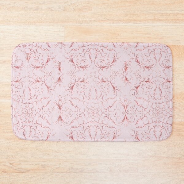Item preview, Elegant Pink Damask Vintage Floral Pattern designed and sold by Palette & Hue.