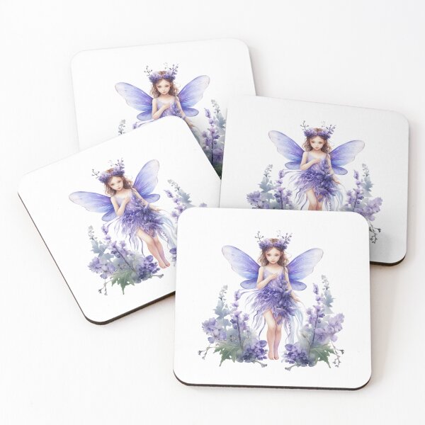 Item preview, Lupine Flower Fairy | Elegant Botanical Floral Art designed and sold by Mandayartstudio.