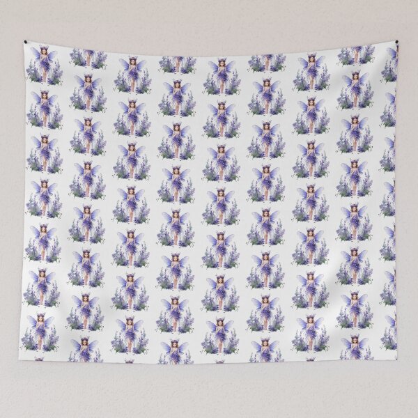 Item preview, Lupine Flower Fairy | Elegant Botanical Floral Art designed and sold by Mandayartstudio.