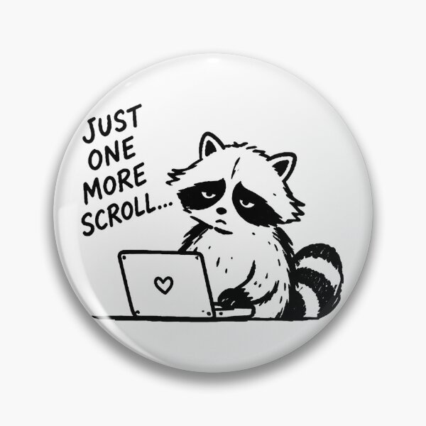 Item preview, Unbothered Raccoon meme designed and sold by ViolettaGlass.