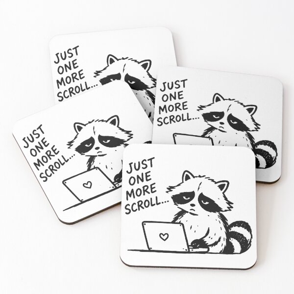 Item preview, Unbothered Raccoon meme designed and sold by ViolettaGlass.