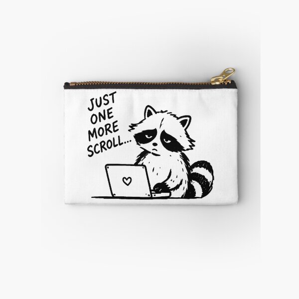 Item preview, Unbothered Raccoon meme designed and sold by ViolettaGlass.