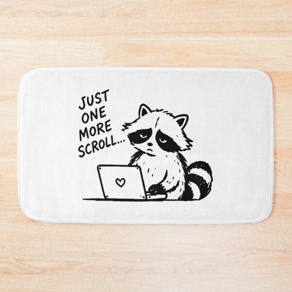 Item preview, Unbothered Raccoon meme designed and sold by ViolettaGlass.