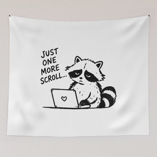 Item preview, Unbothered Raccoon meme designed and sold by ViolettaGlass.