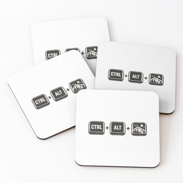 Item preview, Ctrl Alt Escape Minimalist Hiking & Outdoor T-Shirt designed and sold by hasii-store.