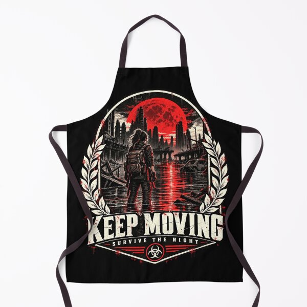 Item preview, Keep Moving Survive the Night Post Apocalyptic Survivor designed and sold by ASHartat.