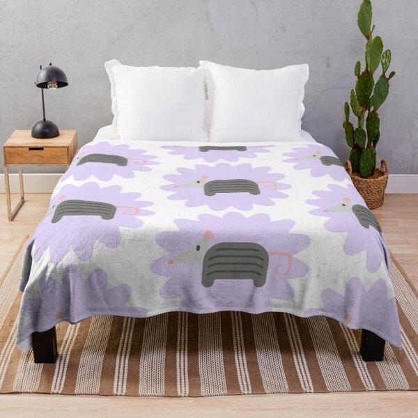 Item preview, Cute opossum v2 (lilac flower) designed and sold by Angieozvel.