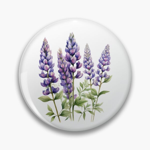 Item preview, Lupine Flower | Elegant Botanical Floral Art designed and sold by Mandayartstudio.