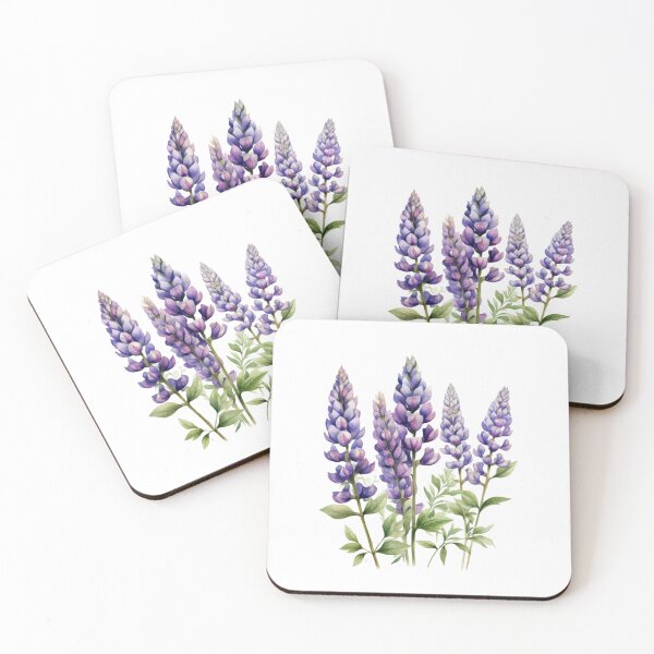 Item preview, Lupine Flower | Elegant Botanical Floral Art designed and sold by Mandayartstudio.