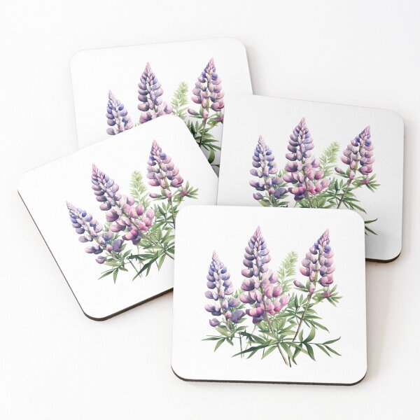 Item preview, Lupine Flower | Elegant Botanical Floral Art designed and sold by Mandayartstudio.