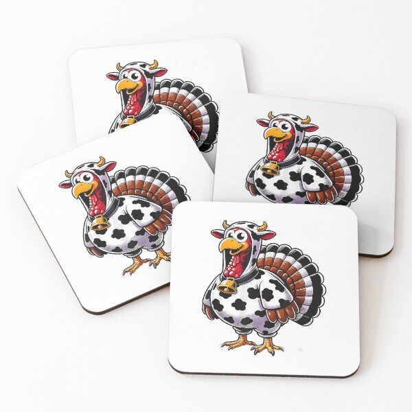 Item preview, Turkey Moo Cow Costume Funny Thanksgiving T-Shirt designed and sold by MyAnimations.
