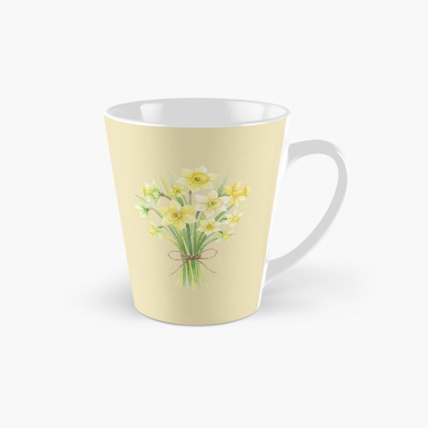 Item preview, Vintage Watercolor Daffodil Bouquet Botanical Spring Floral Art designed and sold by bvdesignart.