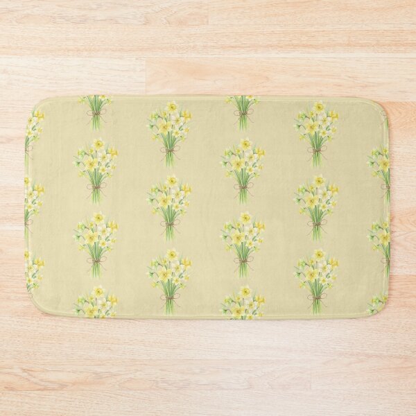 Item preview, Vintage Watercolor Daffodil Bouquet Botanical Spring Floral Art designed and sold by bvdesignart.