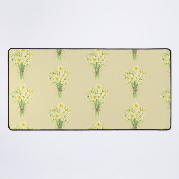 Item preview, Vintage Watercolor Daffodil Bouquet Botanical Spring Floral Art designed and sold by bvdesignart.