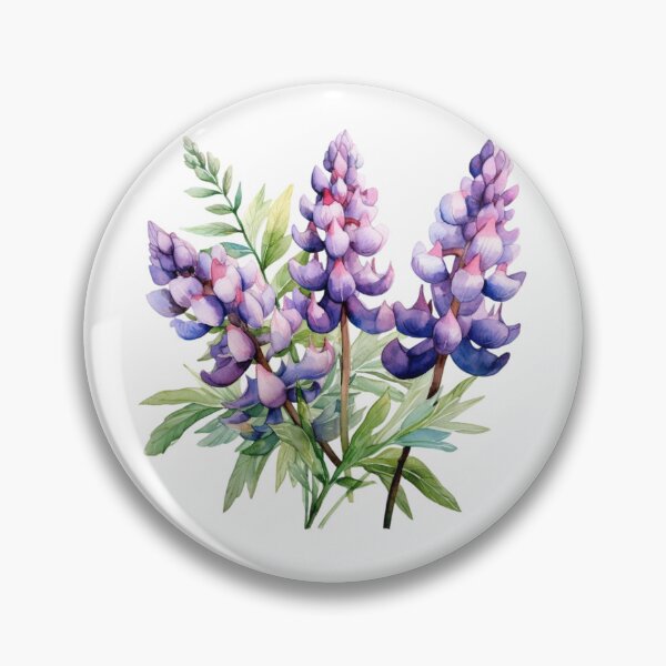 Item preview, Lupine Flower | Elegant Botanical Floral Art designed and sold by Mandayartstudio.