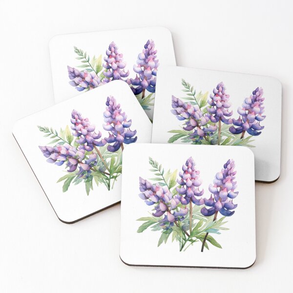 Item preview, Lupine Flower | Elegant Botanical Floral Art designed and sold by Mandayartstudio.