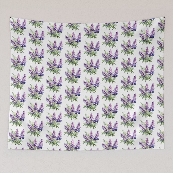Item preview, Lupine Flower | Elegant Botanical Floral Art designed and sold by Mandayartstudio.