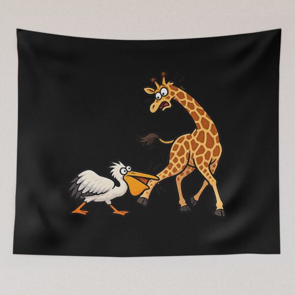 Item preview, Pelican x giraffe designed and sold by The  Knick Knack Nook.