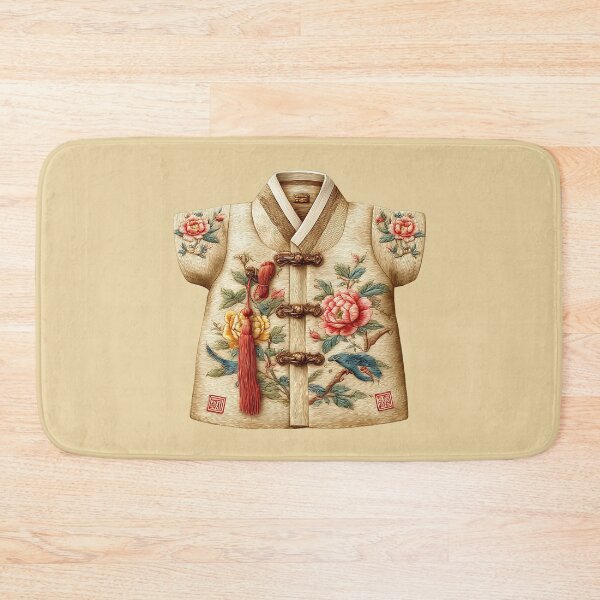 Item preview, Elegant Floral Embroidered Korean Hanbok Jacket designed and sold by colorful-white.
