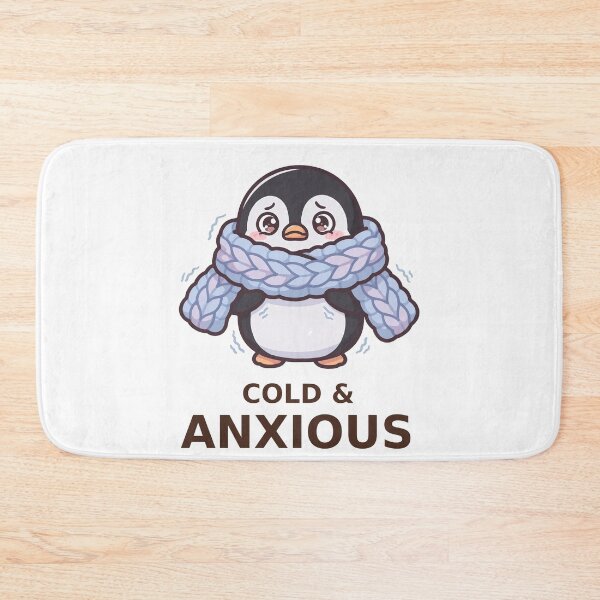 Item preview, Cold and Anxious - Kawaii Penguin designed and sold by Visual Dept..