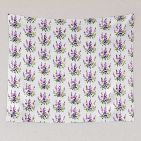 Item preview, Lupine Flower | Elegant Botanical Floral Art designed and sold by Mandayartstudio.