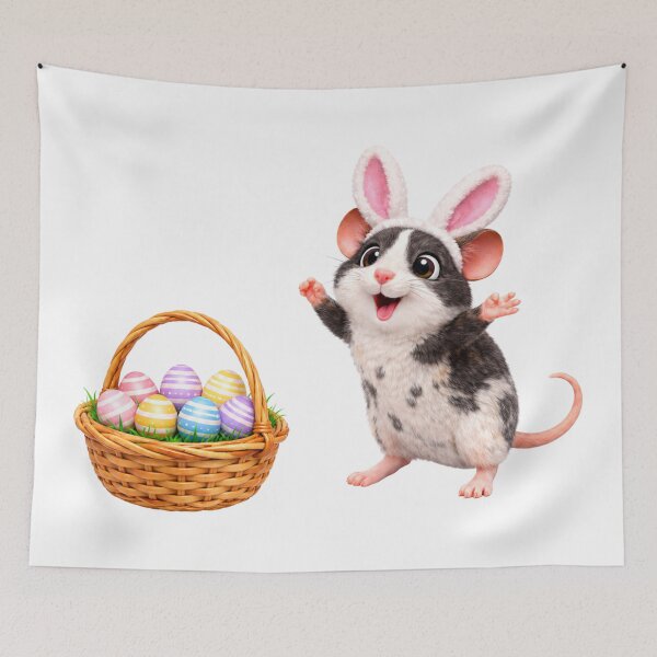 Item preview, Rat Easter Basket Fun designed and sold by Sillytoe.
