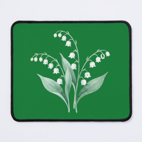Item preview, Elegant Lily of the Valley Watercolor Botanical Art designed and sold by bvdesignart.