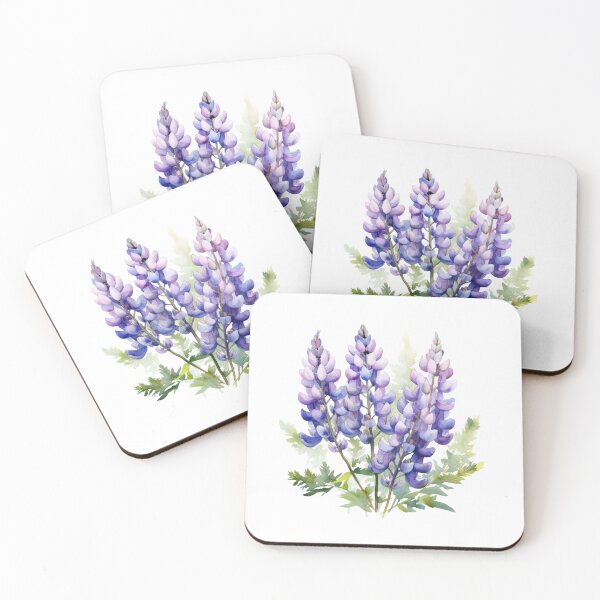 Item preview, Lupine Flower | Elegant Botanical Floral Art designed and sold by Mandayartstudio.