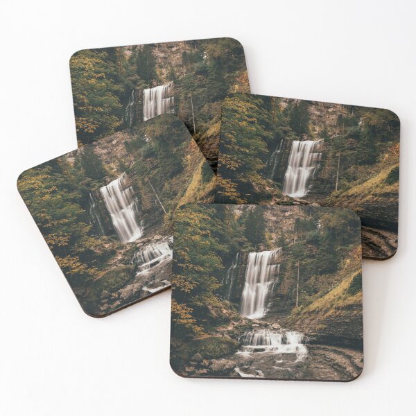 Item preview, Autumn Forest Waterfall designed and sold by PicassosParadox.