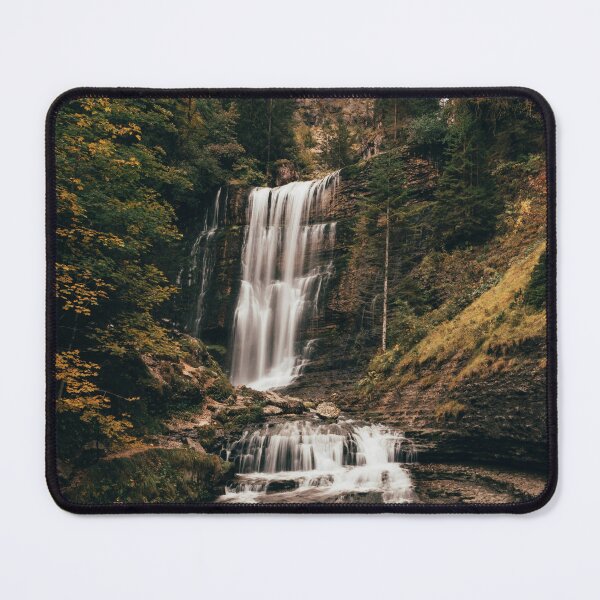 Item preview, Autumn Forest Waterfall designed and sold by PicassosParadox.