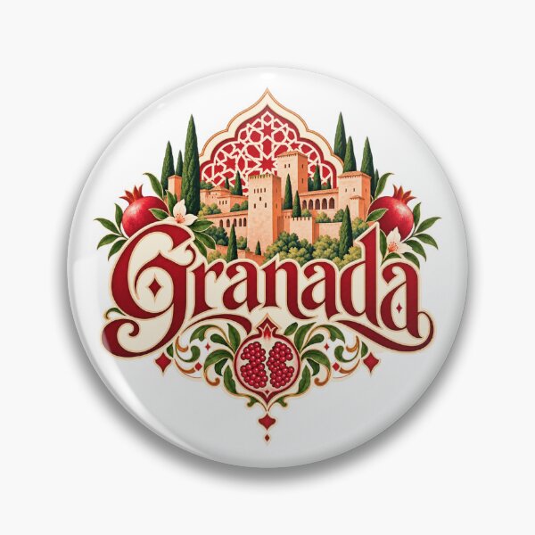 Item preview, Granada Spain Alhambra Pomegranate Travel Design designed and sold by RDproject.