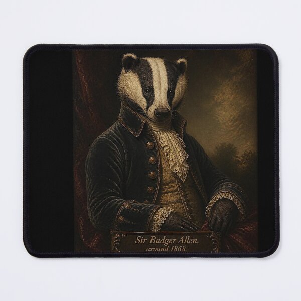 Item preview, Portrait of 'Sir Badger Allen': The Very Mixed designed and sold by NubesDesignCH.