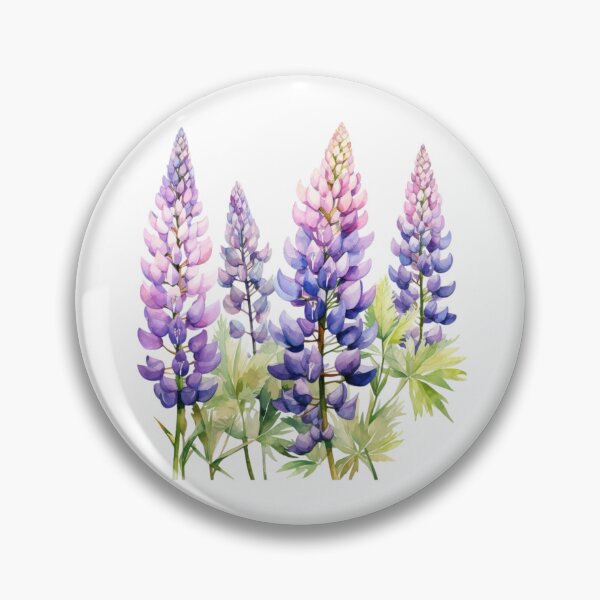 Item preview, Lupine Flower | Elegant Botanical Floral Art designed and sold by Mandayartstudio.