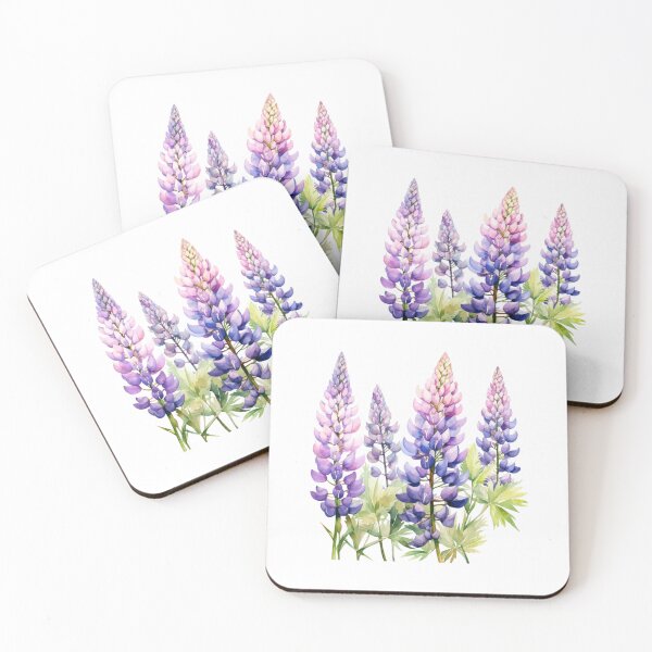 Item preview, Lupine Flower | Elegant Botanical Floral Art designed and sold by Mandayartstudio.