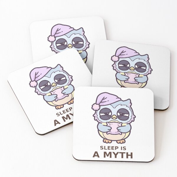 Item preview, Sleep Is a Myth - Kawaii Owl designed and sold by Visual Dept..