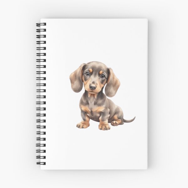 Item preview, Cute Dachshund Puppy Watercolour Illustration designed and sold by made by Golightly x.