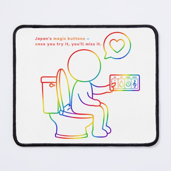 Item preview, Japan's Magic Toilet Buttons - Once You Try It You Miss It designed and sold by japan-picto.