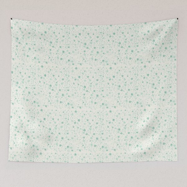 Item preview, Mint Green Stars Pastel Pattern Aesthetic Home Decor designed and sold by BaddiewithBuzz.