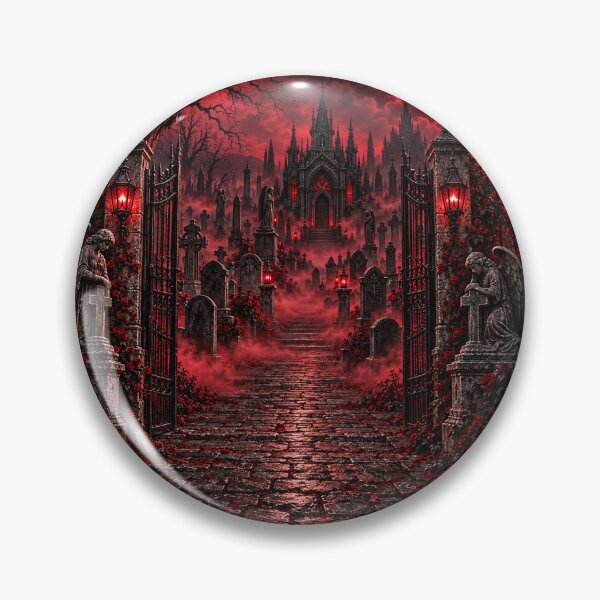 Item preview, Crimson Moon Cemetery Gateway:Backdrop designed and sold by TXLou.
