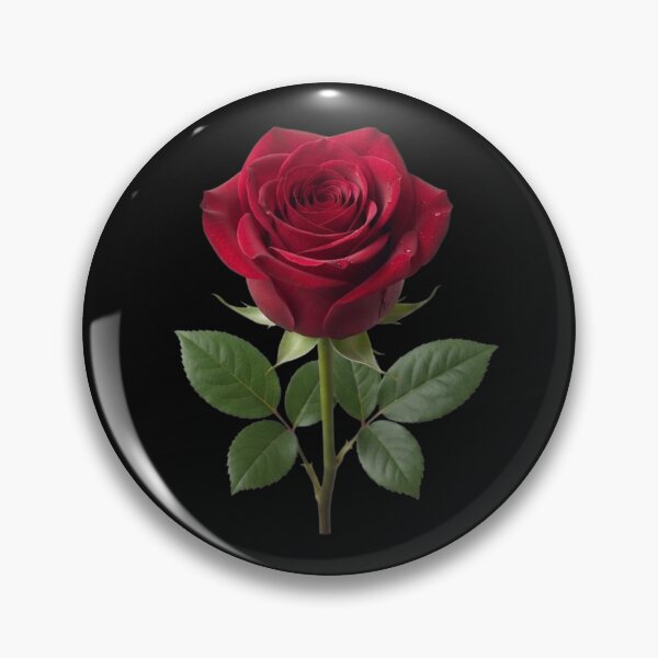 Item preview, Elegant Deep Red Rose Flower Botanical Art designed and sold by bvdesignart.
