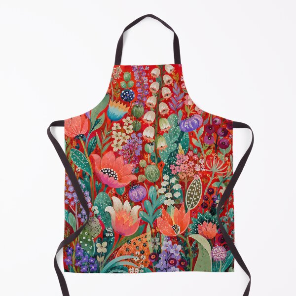 Item preview, Maximalist Wildflower Garden – Colorful Botanical Floral Art designed and sold by artswag.