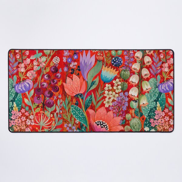 Item preview, Maximalist Wildflower Garden – Colorful Botanical Floral Art designed and sold by artswag.