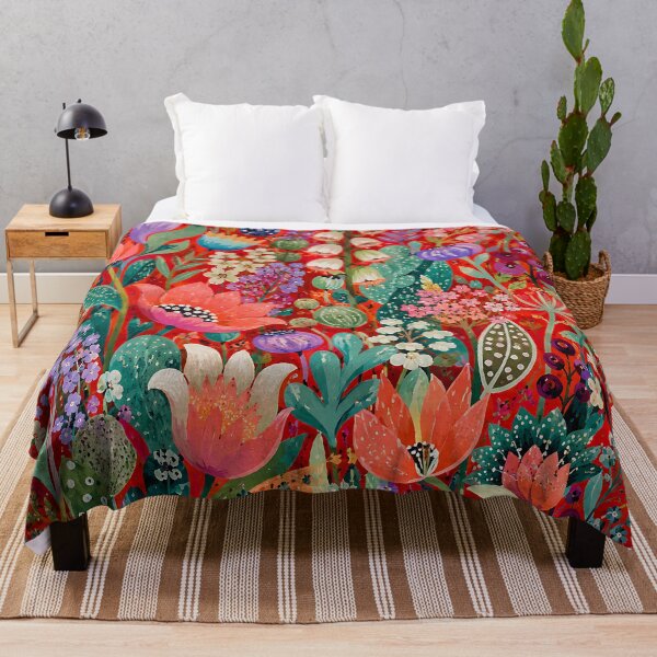 Item preview, Maximalist Wildflower Garden – Colorful Botanical Floral Art designed and sold by artswag.