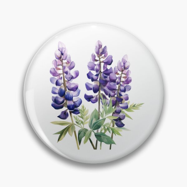 Item preview, Lupine Flower | Elegant Botanical Floral Art designed and sold by Mandayartstudio.