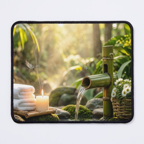 Item preview, Garden of Flowing Harmony - Bamboo Water Sanctuary designed and sold by nhk999.