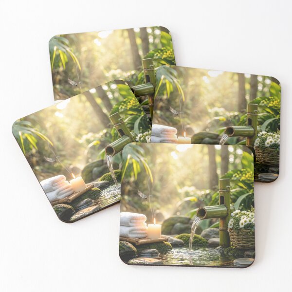 Item preview, Garden of Flowing Harmony - Bamboo Water Sanctuary designed and sold by nhk999.