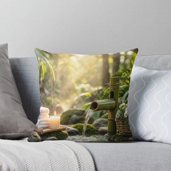 Item preview, Garden of Flowing Harmony - Bamboo Water Sanctuary designed and sold by nhk999.