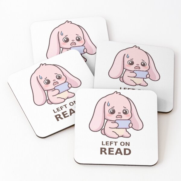 Item preview, Left on Read - Kawaii Bunny designed and sold by Visual Dept..