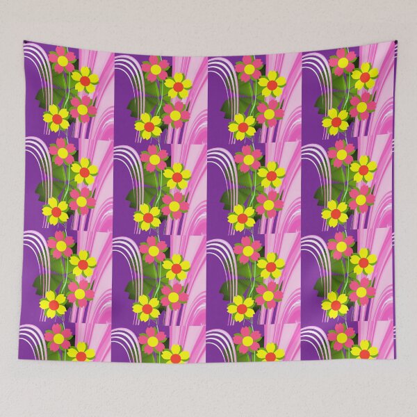Item preview, Bouquet of flowers Abstract Swirl designed and sold by MigWhimsy.